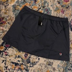 🆕 Gray Fila Essenzia Insert Skort Gunmetal